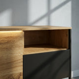 TPT TV-Meubel Toronto - 154 cm - Massief Wild Eikenhout