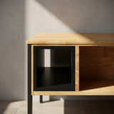 TPT Salontafel Boston - Massief Wild Eikenhout