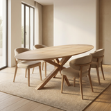Tafel Ovaal Eikenhout - Matrix Hout