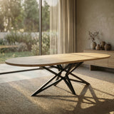 Plat ovaal Eikenhout - Matrix Star