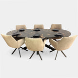 Belvedere Eetkamertafel - Deens Ovaal (90x220cm)