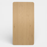 Danish Oval Oak Table - Triangle Set - Dark Oak