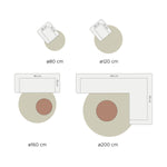 Vloerkleed Zumba Beige Rond - view 4
