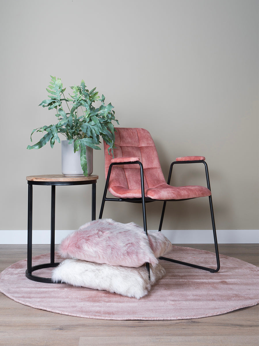 Karpet Viscose Pink Rond - view 4