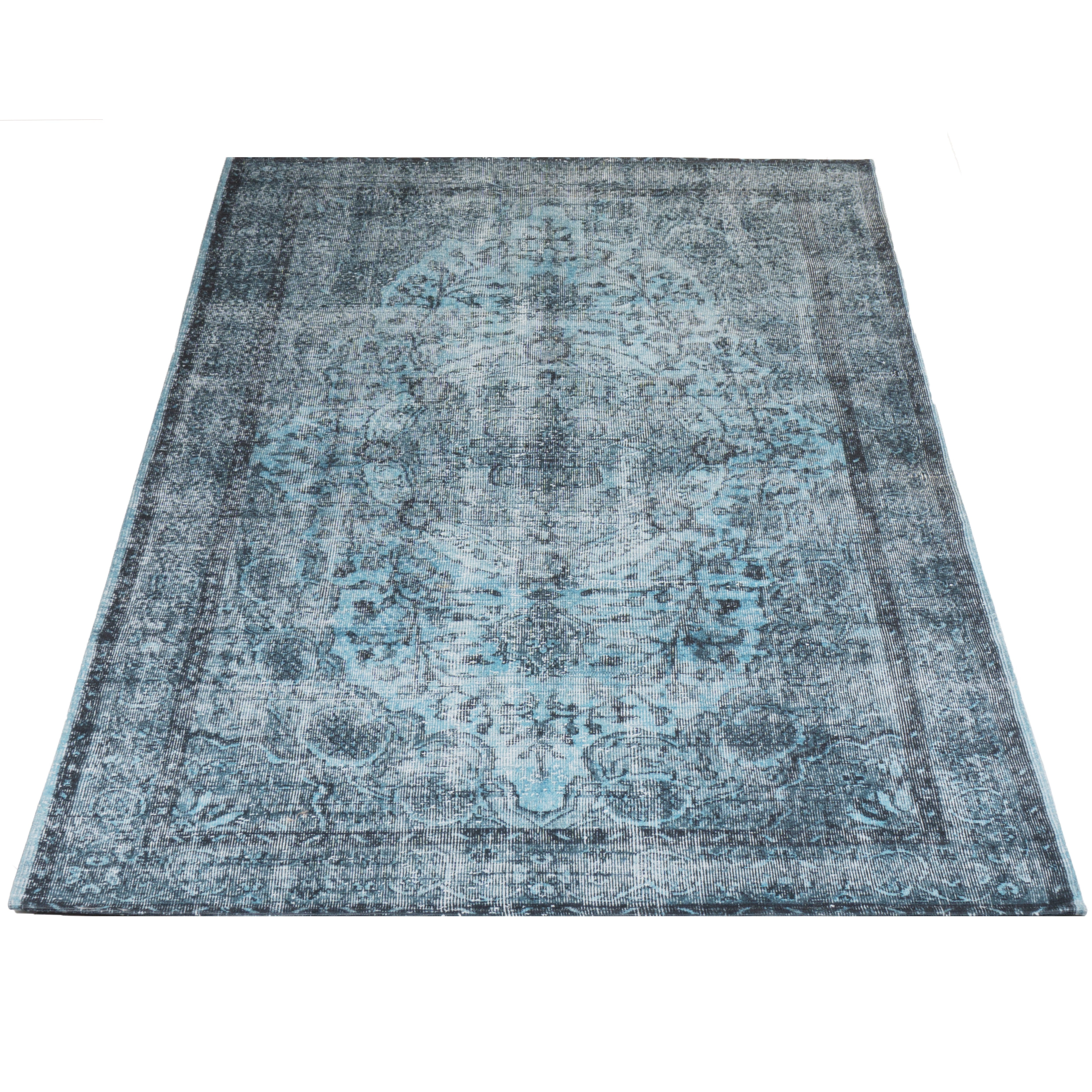 Vloerkleed Mila Blue - Blauw Rechthoekig