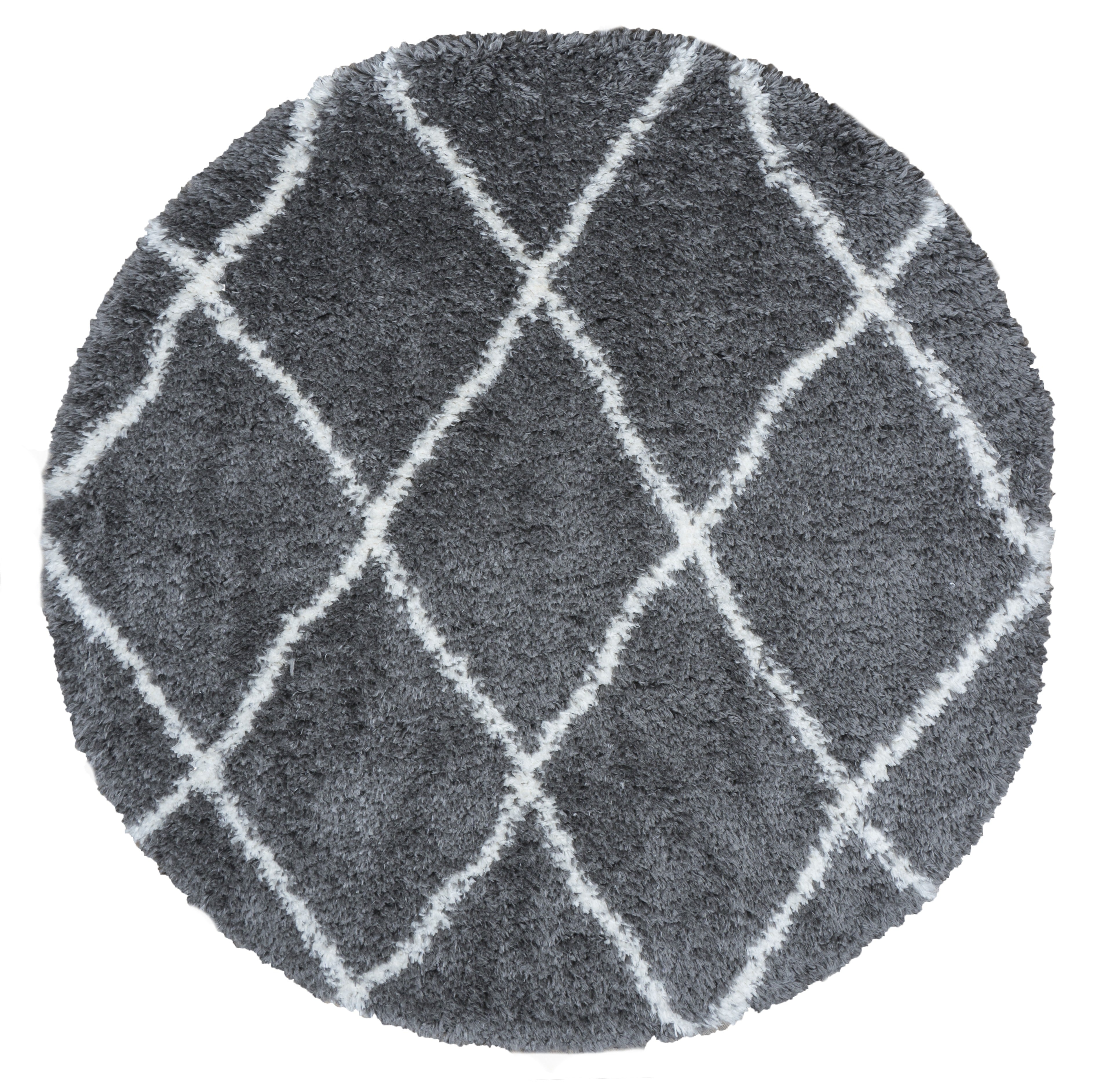Vloerkleed Jeffie Grey Rond