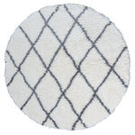 Vloerkleed Jeffie Cream Rond - Wit Rond
