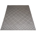 Vloerkleed Tess Grey - Grijs Rechthoekig