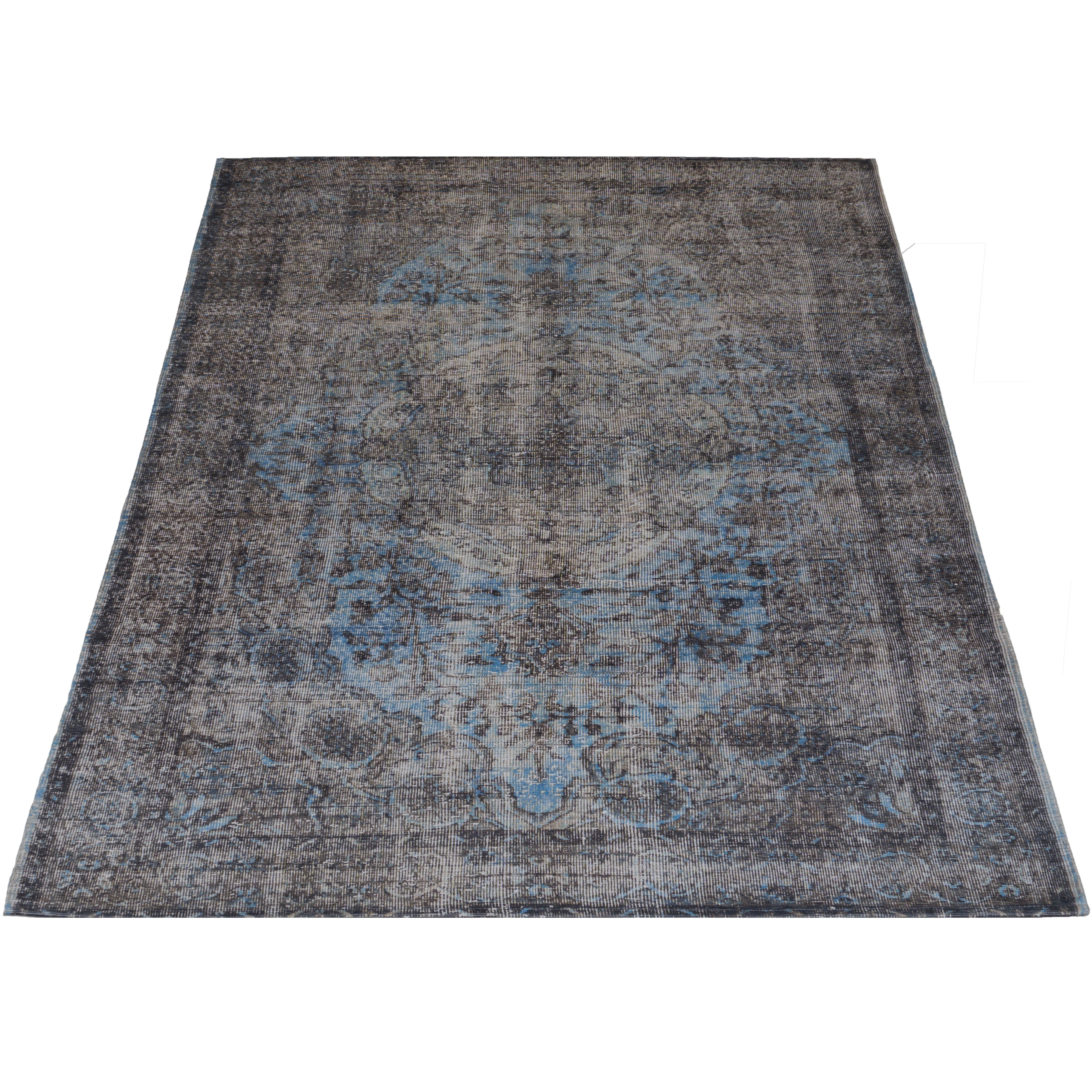 Vloerkleed Mila Groen/ Blauw - Grijs Rechthoekig