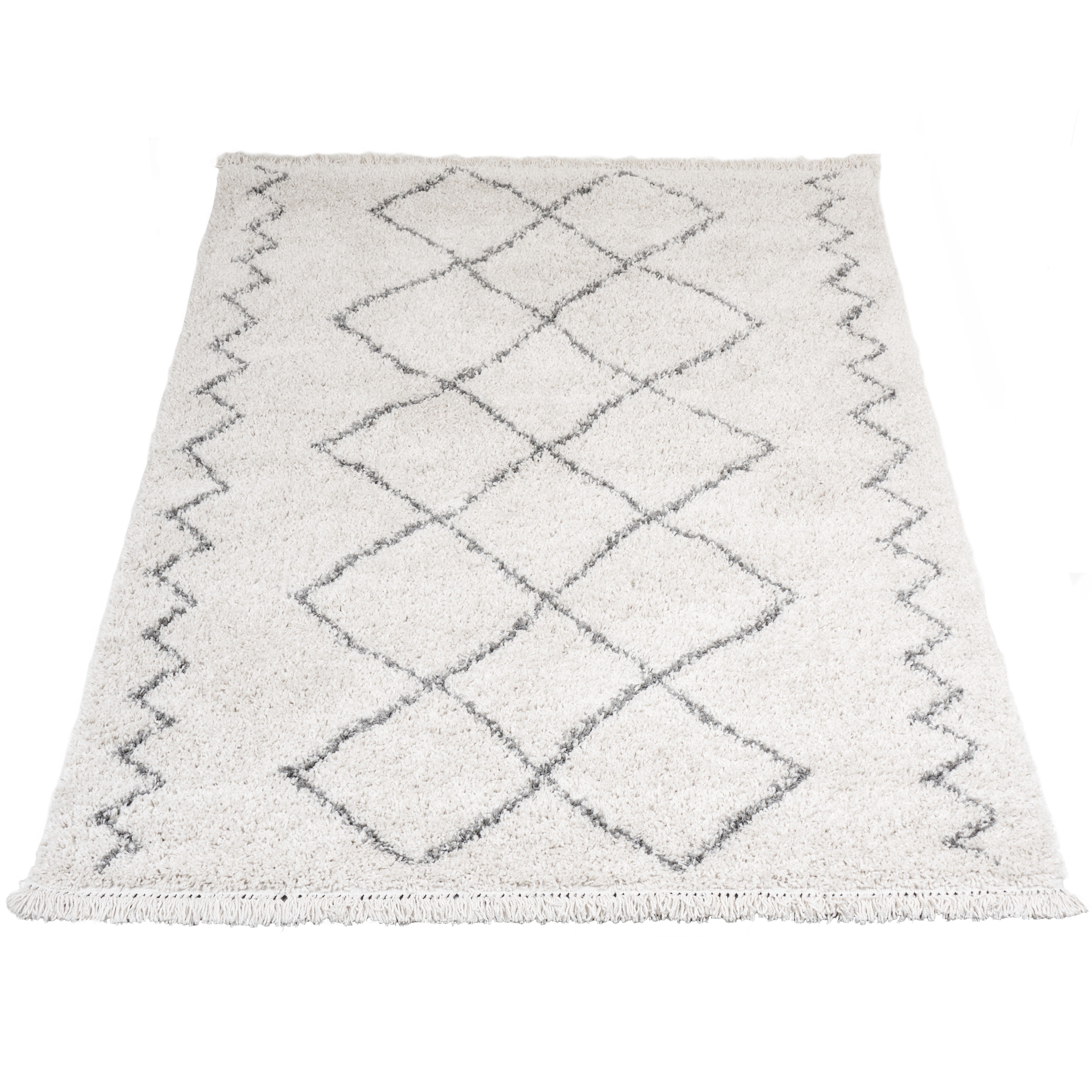 Vloerkleed Marrakesh Cream - Wit Rechthoekig