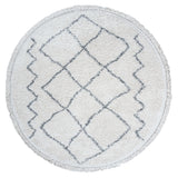 Vloerkleed Marrakesh Cream Rond - Wit Rond