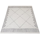 Vloerkleed Ravi Grey - Beige Rechthoekig