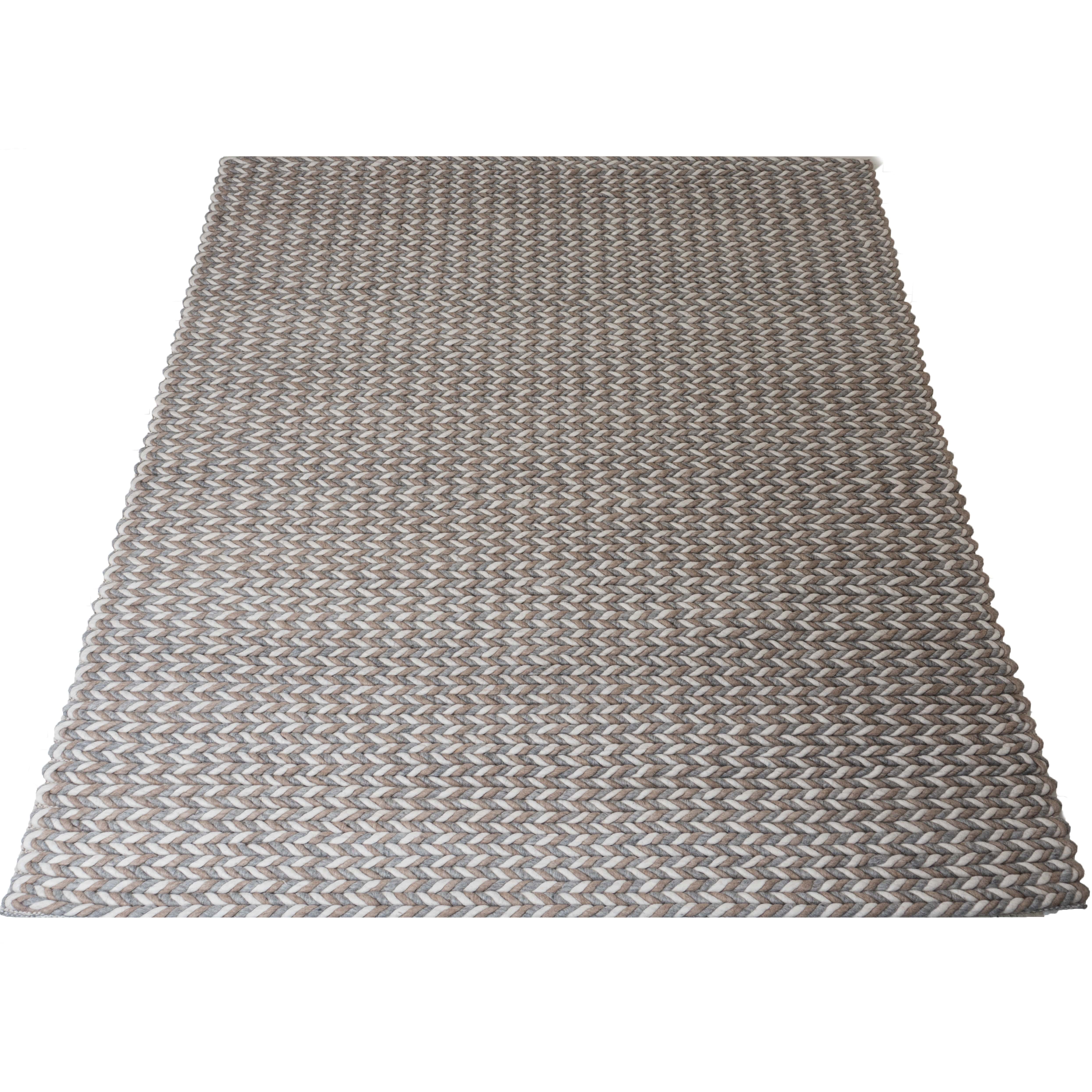 Vloerkleed Tino Beige - Beige Rechthoekig