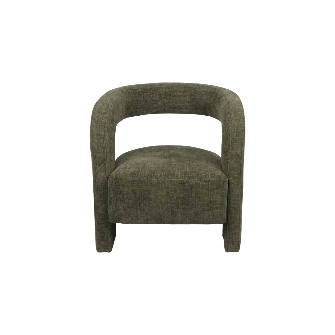 Fauteuil Numi - Vintage Groen - Inrichting Op Maat