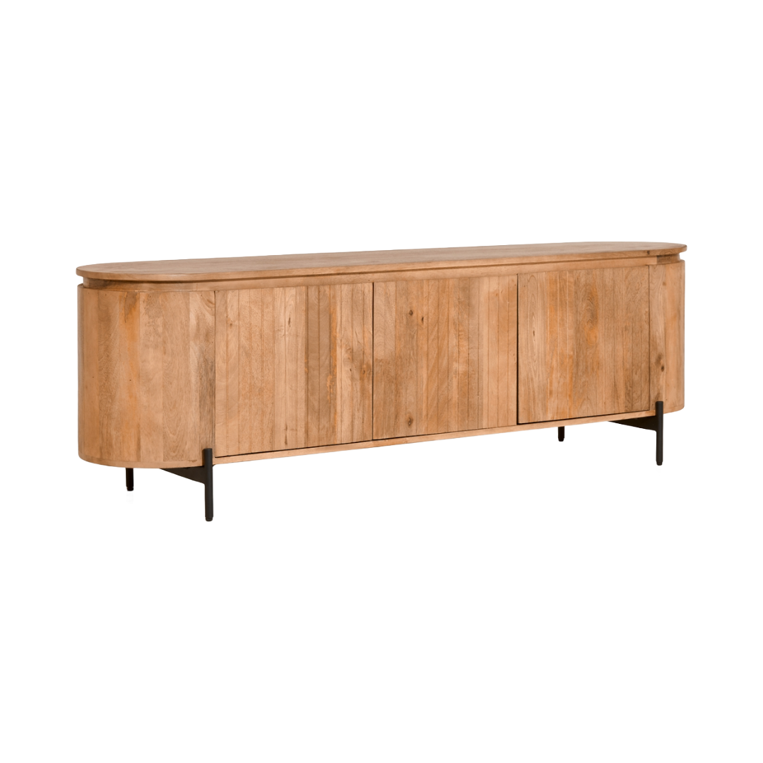 TV-meubel Mokka mangohout 56 x 175 x 43 Inrichting Op Maat