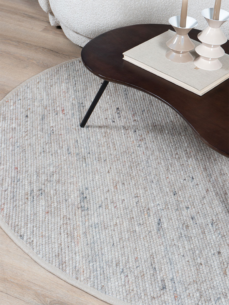 Vloerkleed Scott Taupe Rond - view 5