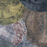 Vloerkleed Madel Rood/Blauw Rond - view 2