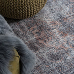 Vloerkleed Mila Antraciet/ Brown - view 2