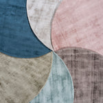 Karpet Viscose Light Grey Rond - view 3
