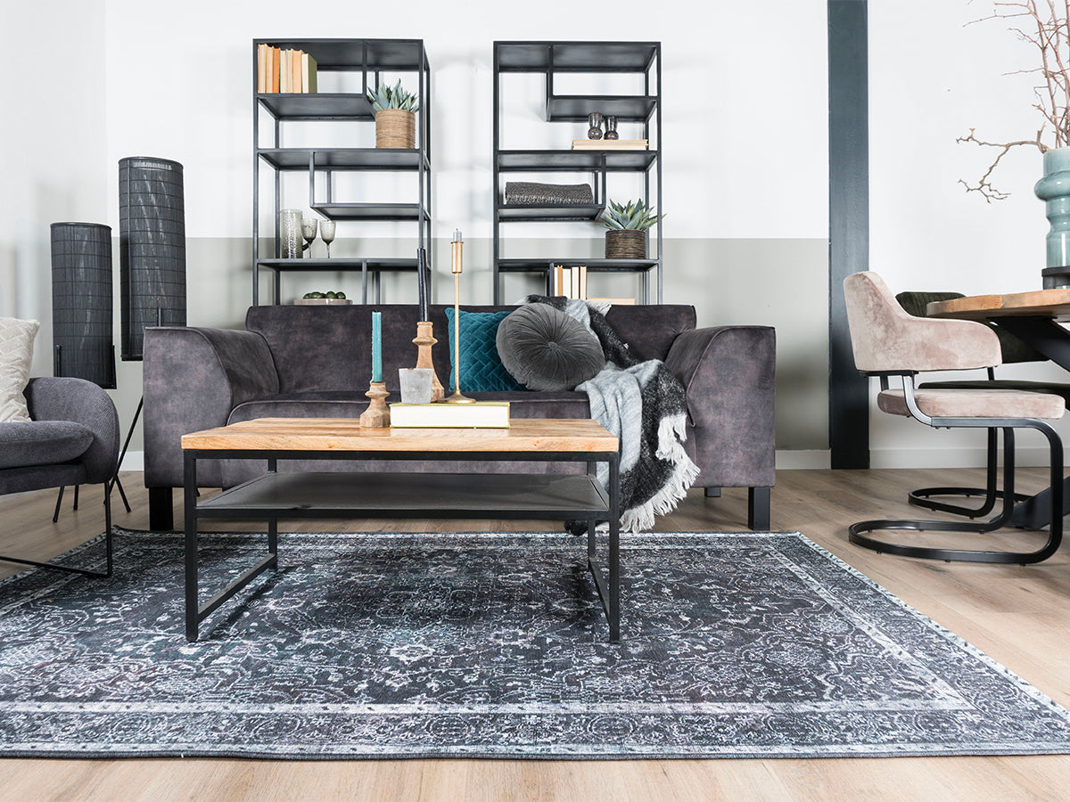 Vloerkleed Mila Antraciet - view 2