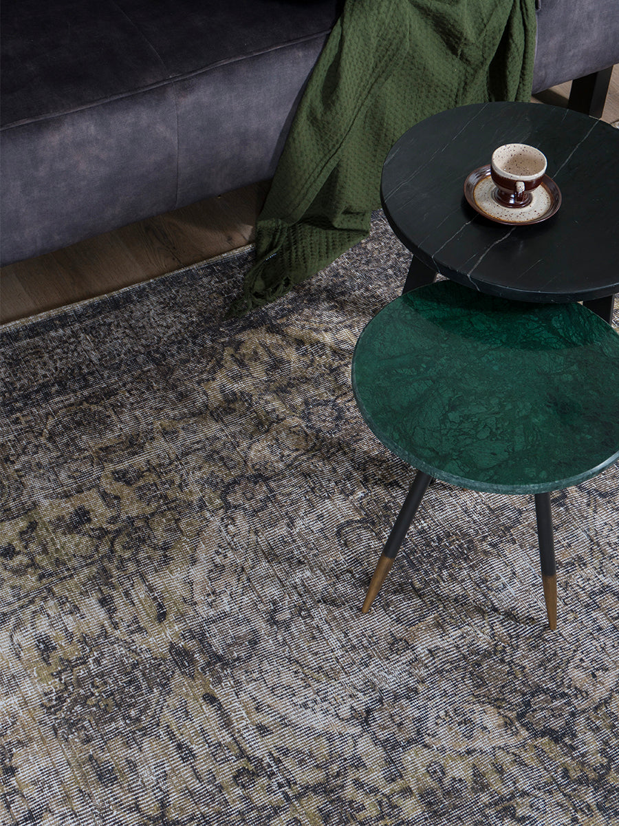 Vloerkleed Mila Antraciet/ Green - view 5