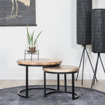 Vloerkleed Madel Grijs Rond - view 2