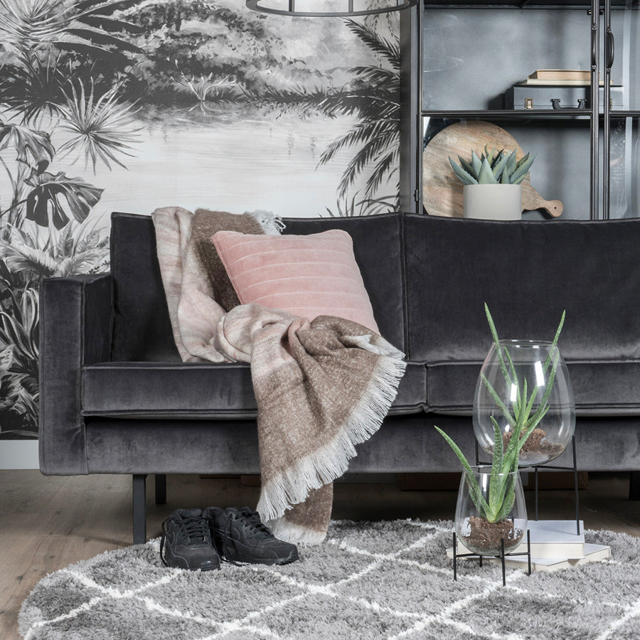 Vloerkleed Jeffie Grey Rond - view 2