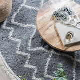 Vloerkleed Marrakesh Grey Rond - view 2