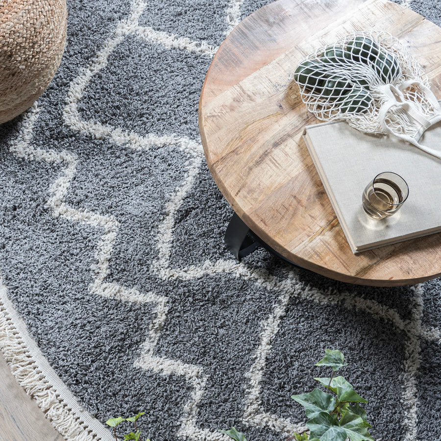 Vloerkleed Marrakesh Grey Rond - view 2
