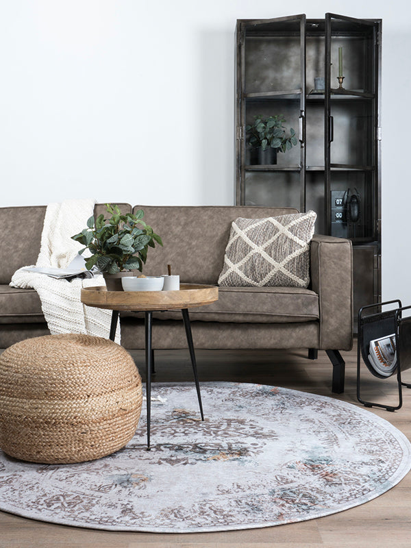 Vloerkleed Juud Grijs Rond - view 2