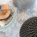 Vloerkleed Viola Taupe Rond - view 3