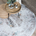 Vloerkleed Juud Grijs Rond - view 3