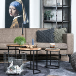 Vloerkleed Yves Antraciet Rond - view 2
