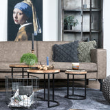 Vloerkleed Yves Antraciet Rond - view 2