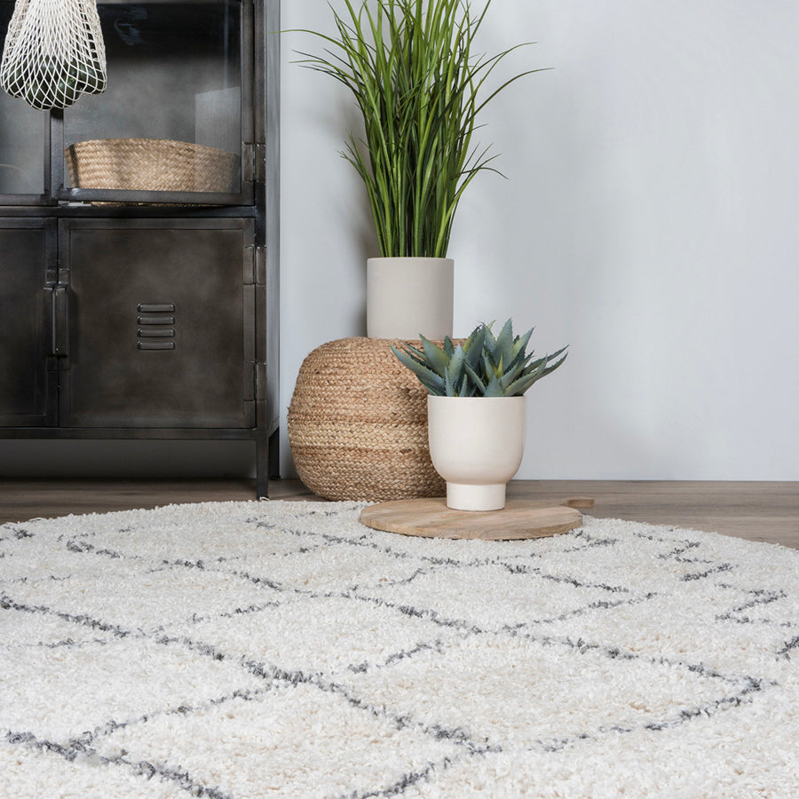 Vloerkleed Marrakesh Cream Rond - view 2