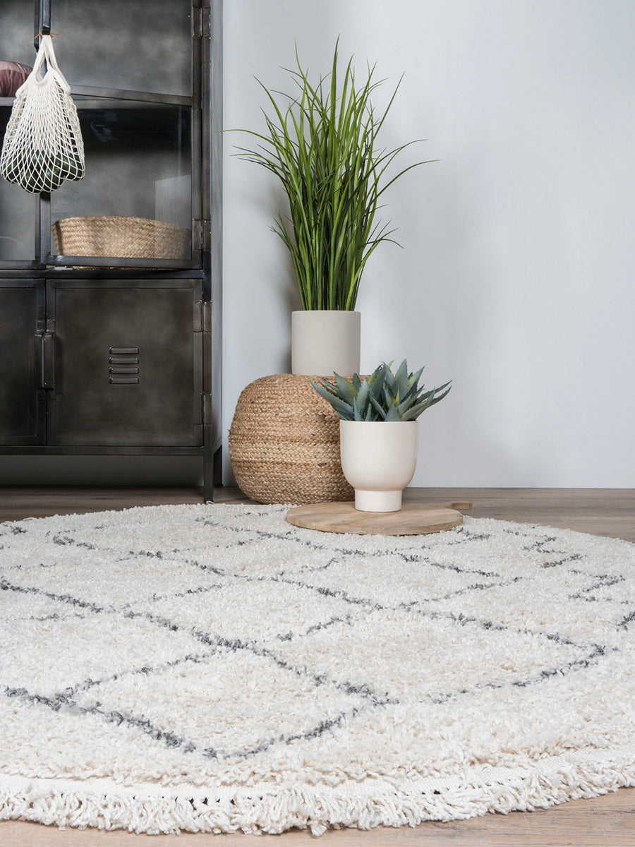 Vloerkleed Marrakesh Cream Rond - view 2