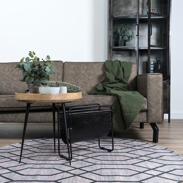 Vloerkleed Pattern Groen Rond - view 2