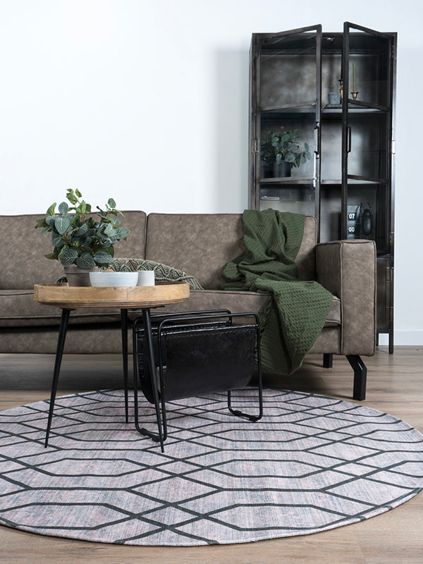 Vloerkleed Pattern Groen Rond - view 2