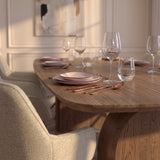 Tafel Liam - Deens Ovaal Deluxe - Massief Eikenhout