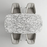Arabescato Zeta marmer Tafel