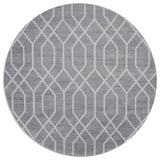 Vloerkleed Pattern Grijs Rond - Grijs Rond