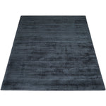 Karpet Viscose Dark Blue - Blauw Rechthoekig
