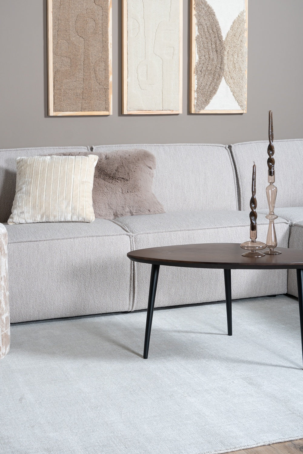 Vloerkleed Cos - Viscose Ivory - view 2