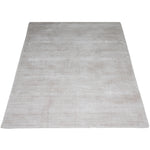 Karpet Viscose Light Grey - Grijs Rechthoekig