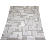 Vloerkleed Liana Beige - Beige Rechthoekig