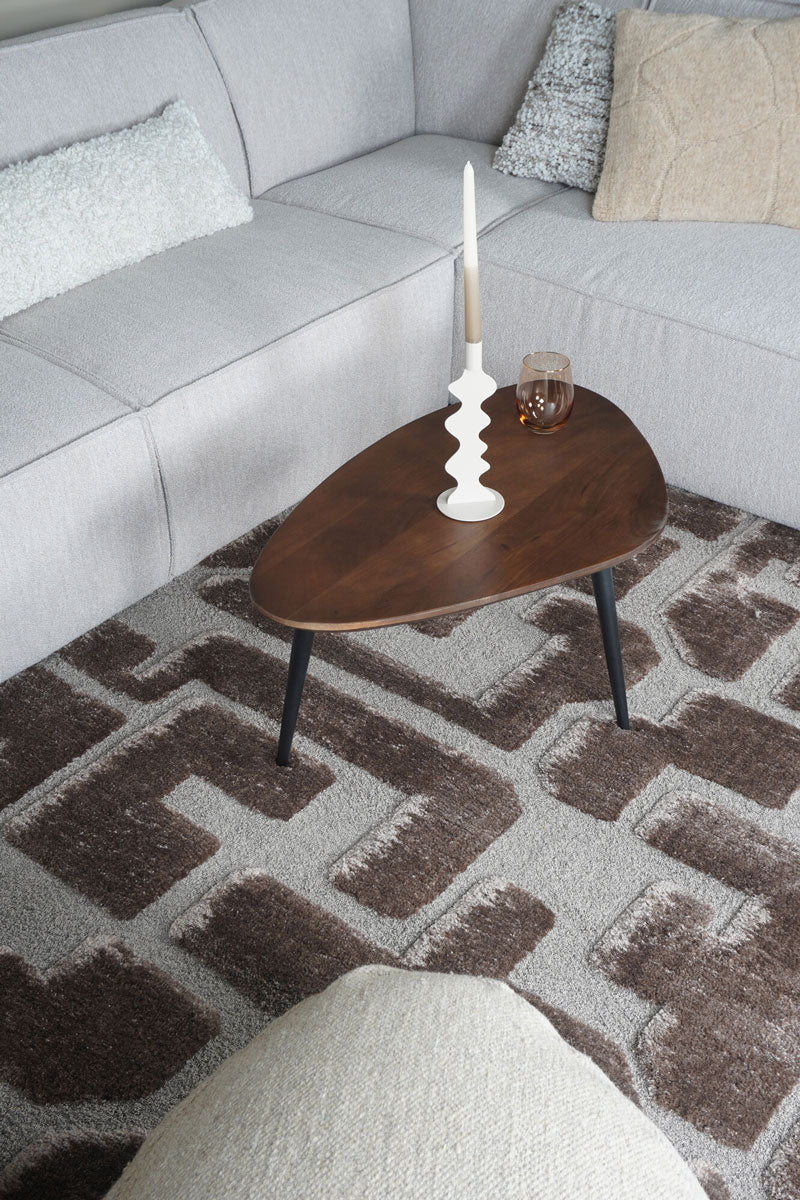 Vloerkleed Liana Bruin - view 2