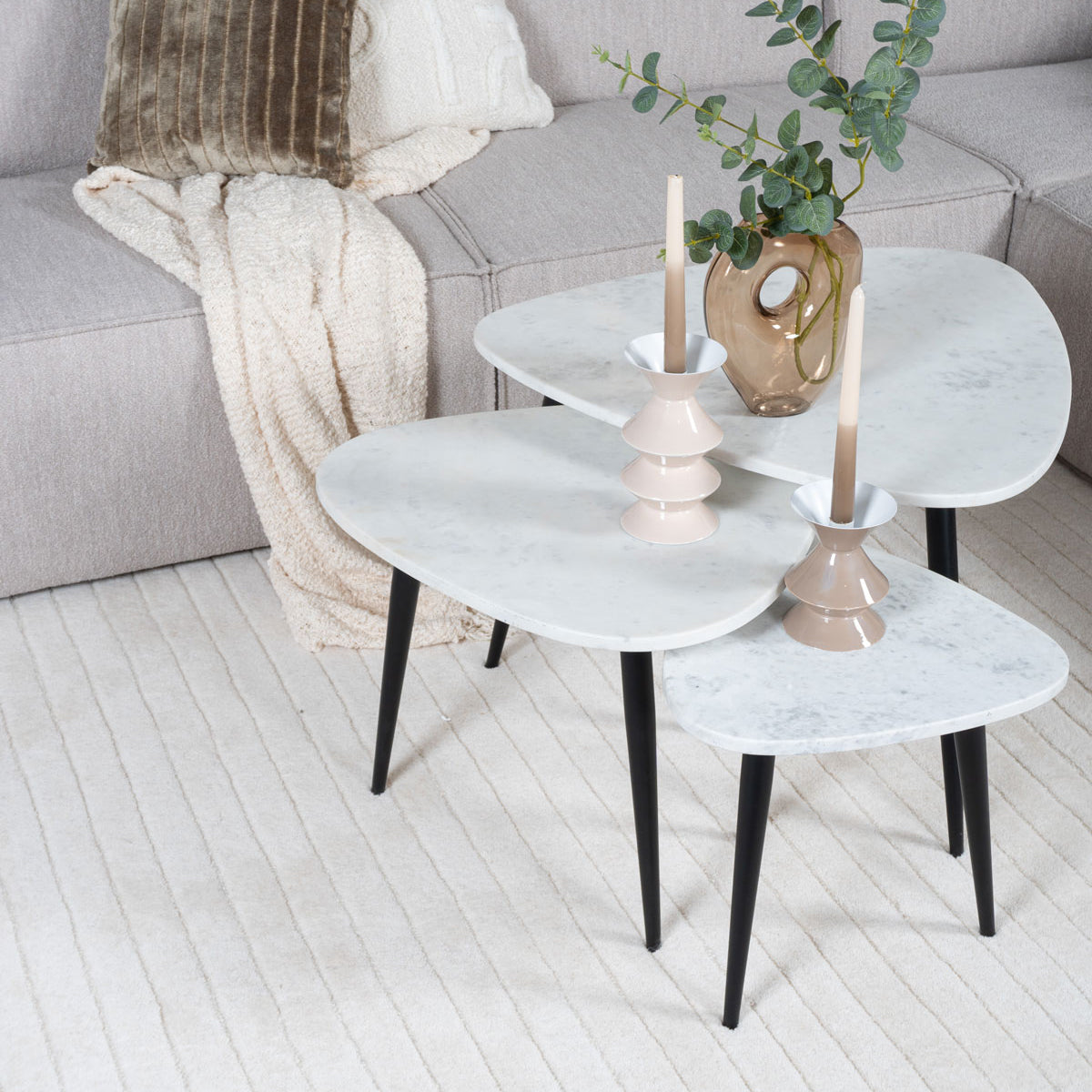 Vloerkleed Lori Ivory - view 2