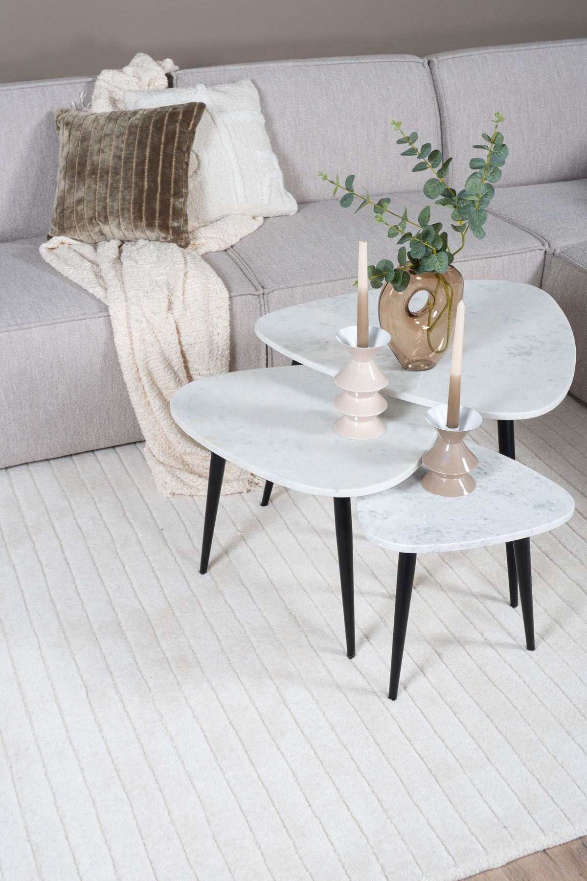 Vloerkleed Lori Ivory - view 2