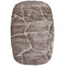Vloerkleed Macy Bruin - Rounded Corners - Bruin Ovaal