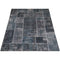 Karpet Mijnen Grijs/Blauw - Blauw Rechthoekig